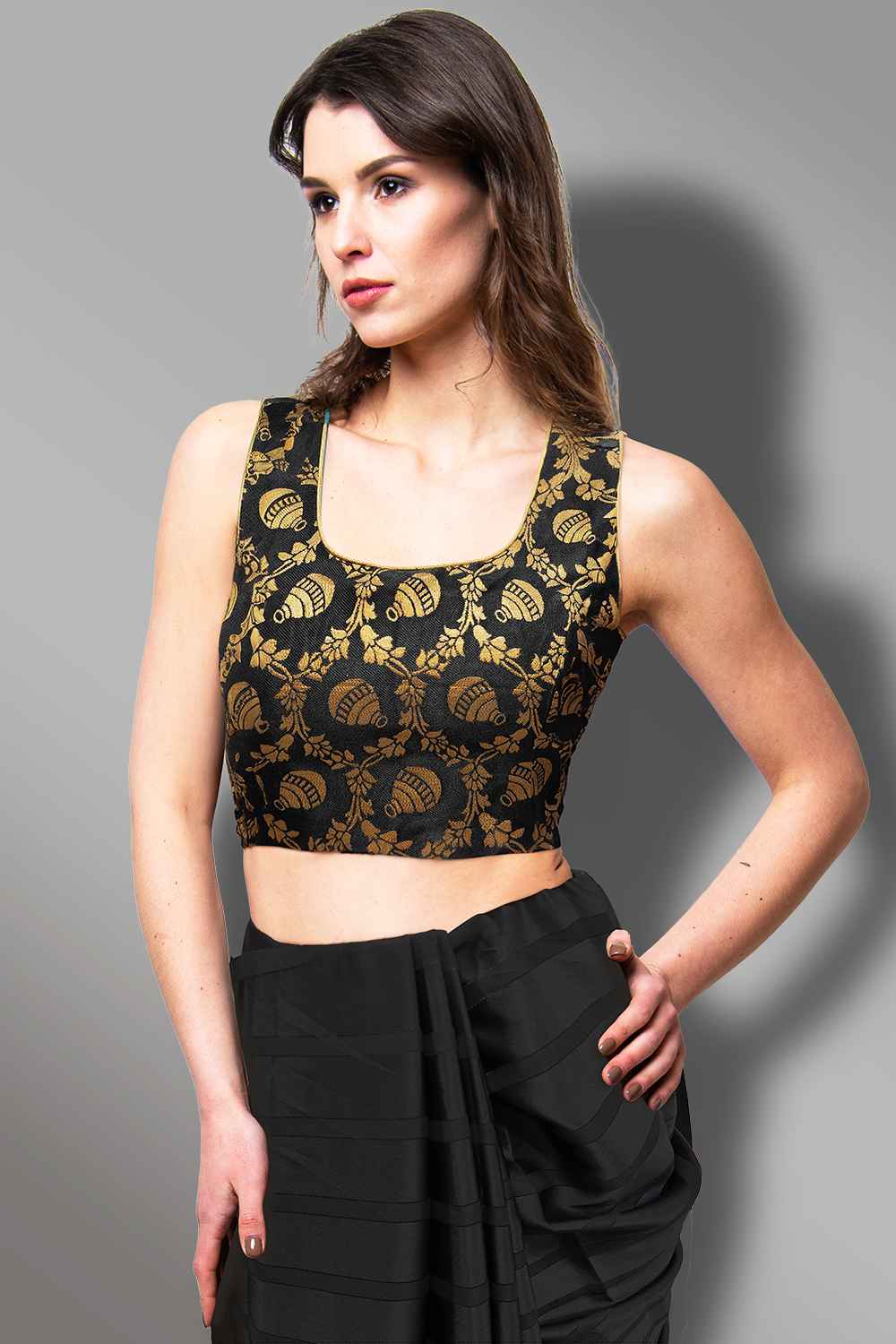 Black Readymade Blouse