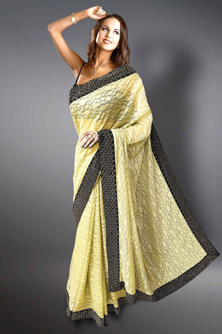 Heavy Border Saree