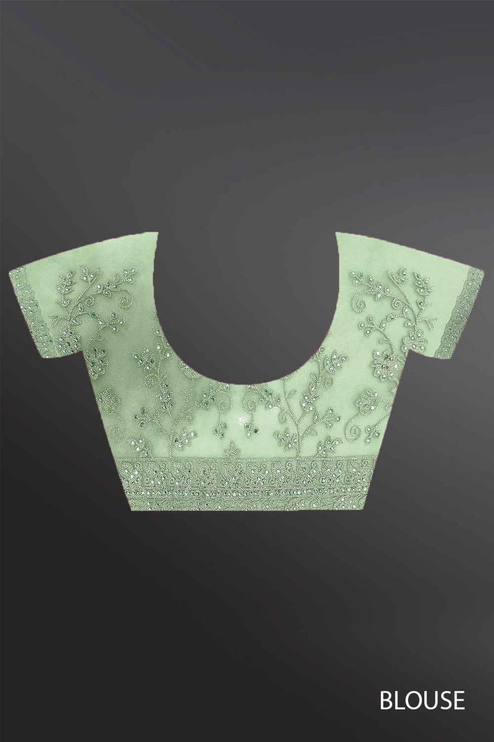 Heavy Embroidery Saree