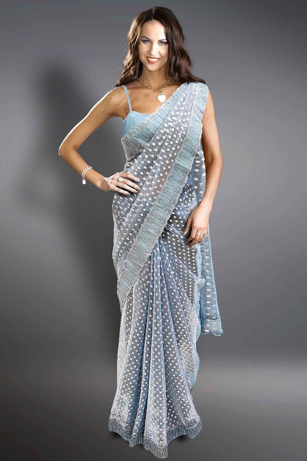 Lycra Blend Saree
