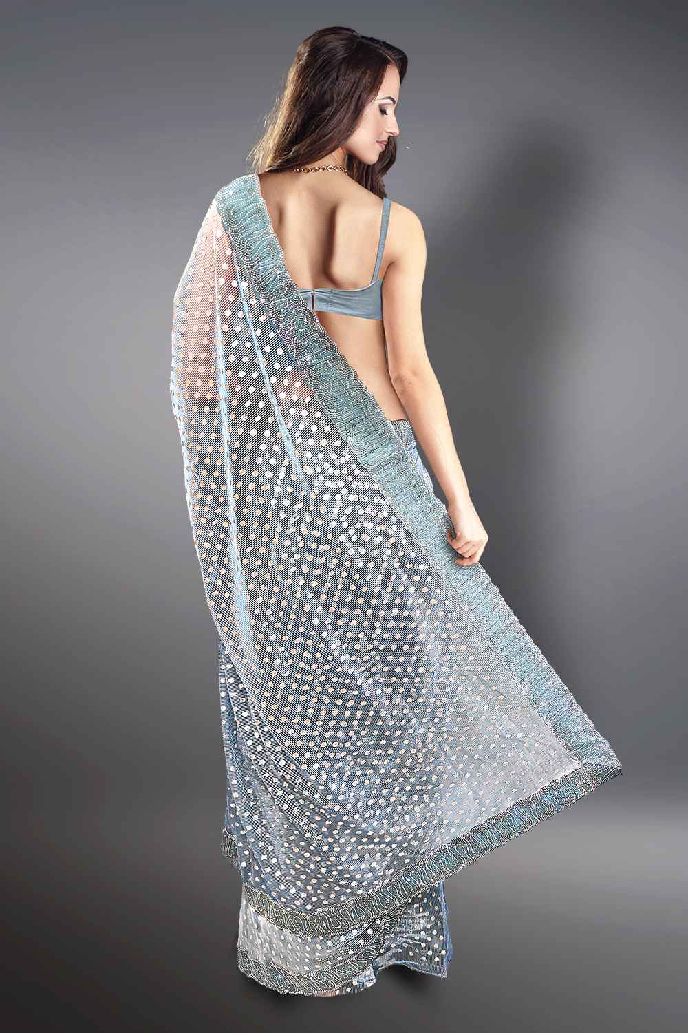 Lycra Blend Saree
