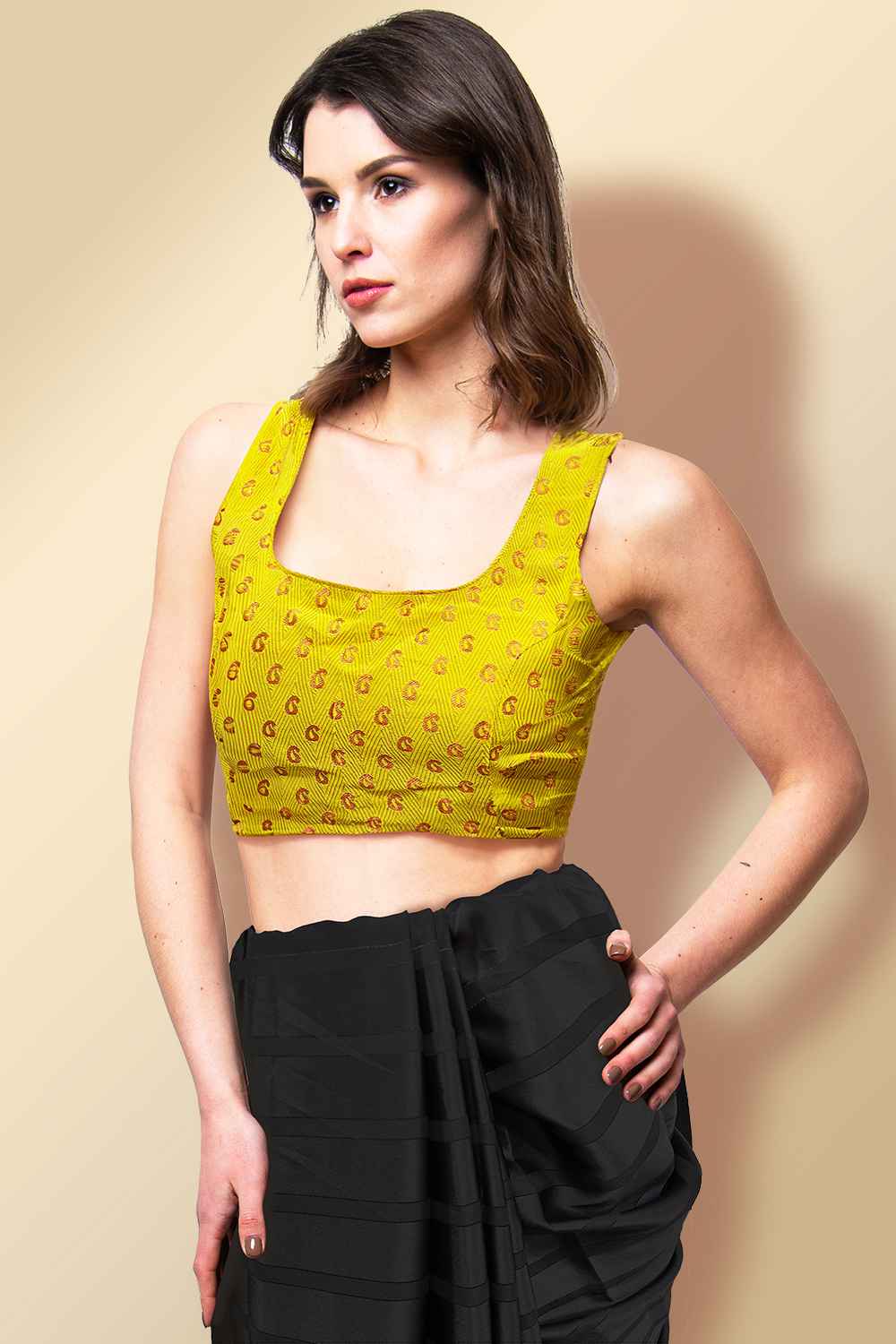 Mustard Yellow Blouse