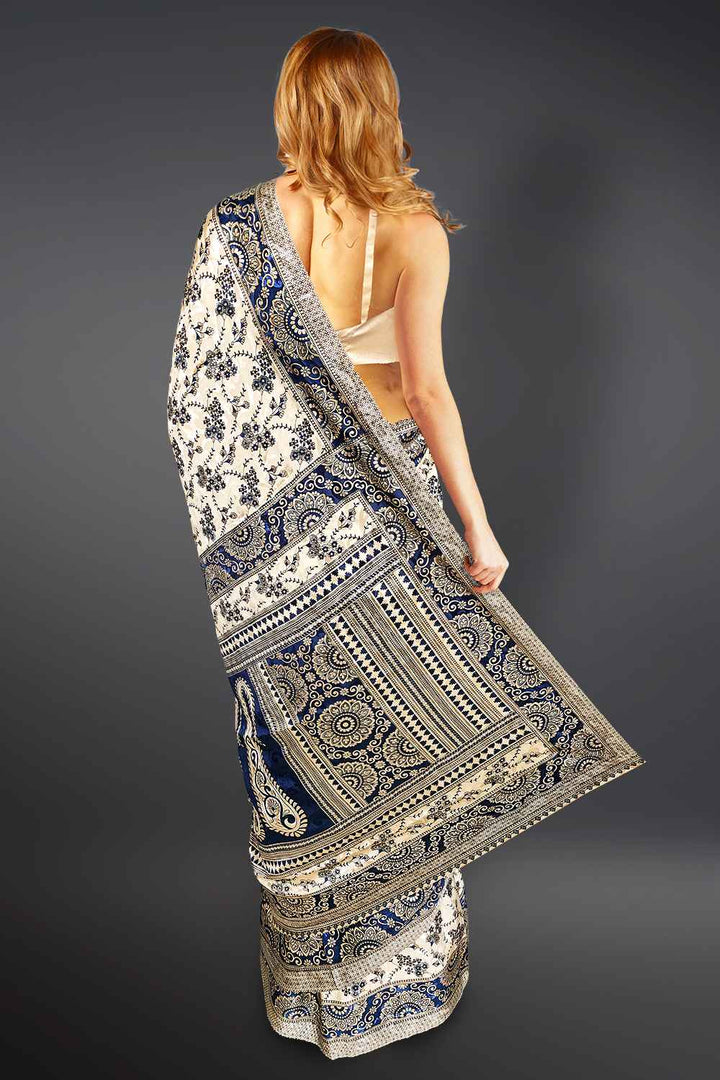 Mysore Silk Crepe Saree