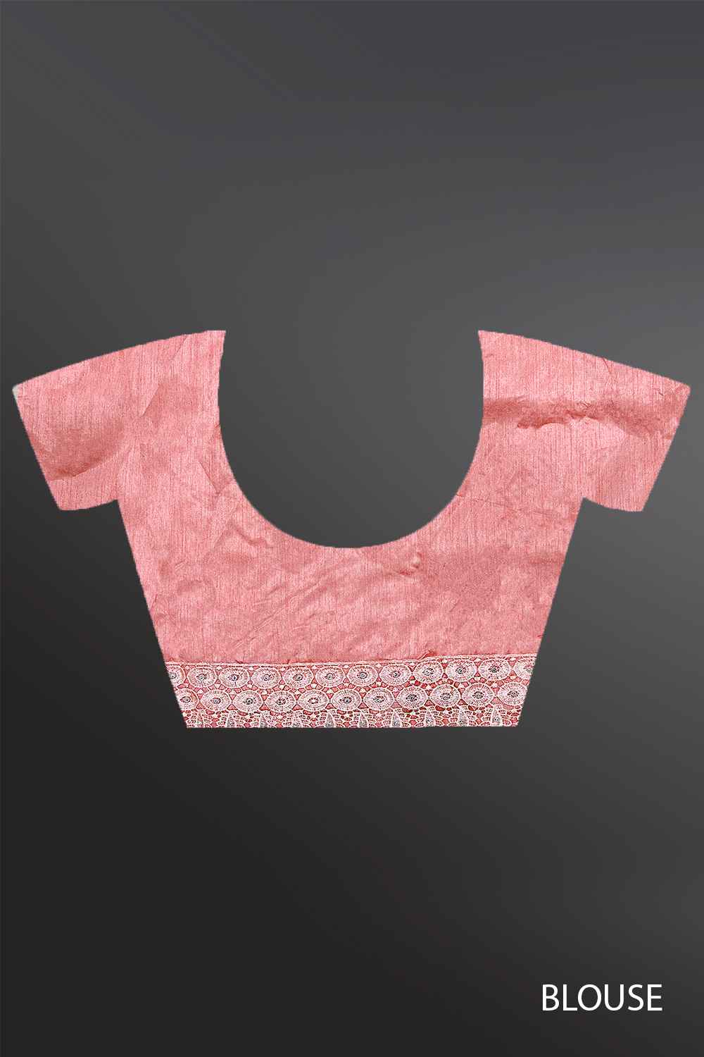 Peach Party Wear Saree