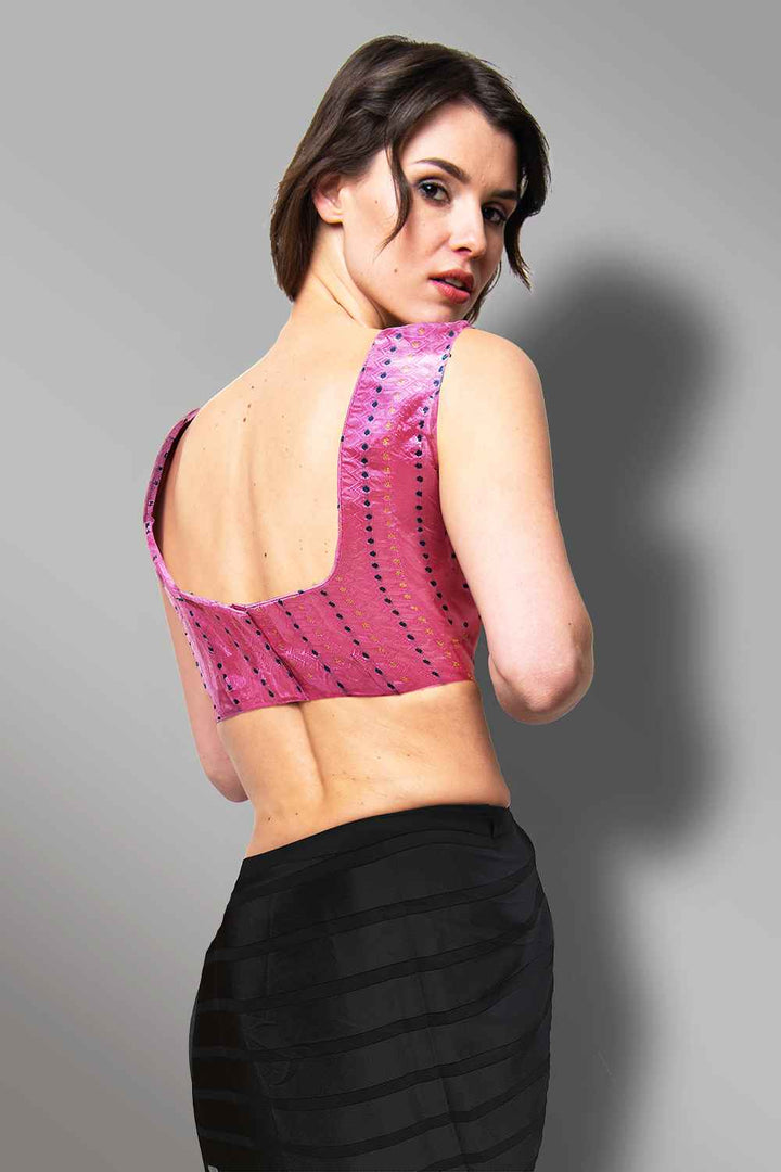 Pink Silk Blouse