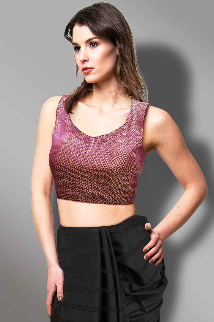 Purple Colour Blouse