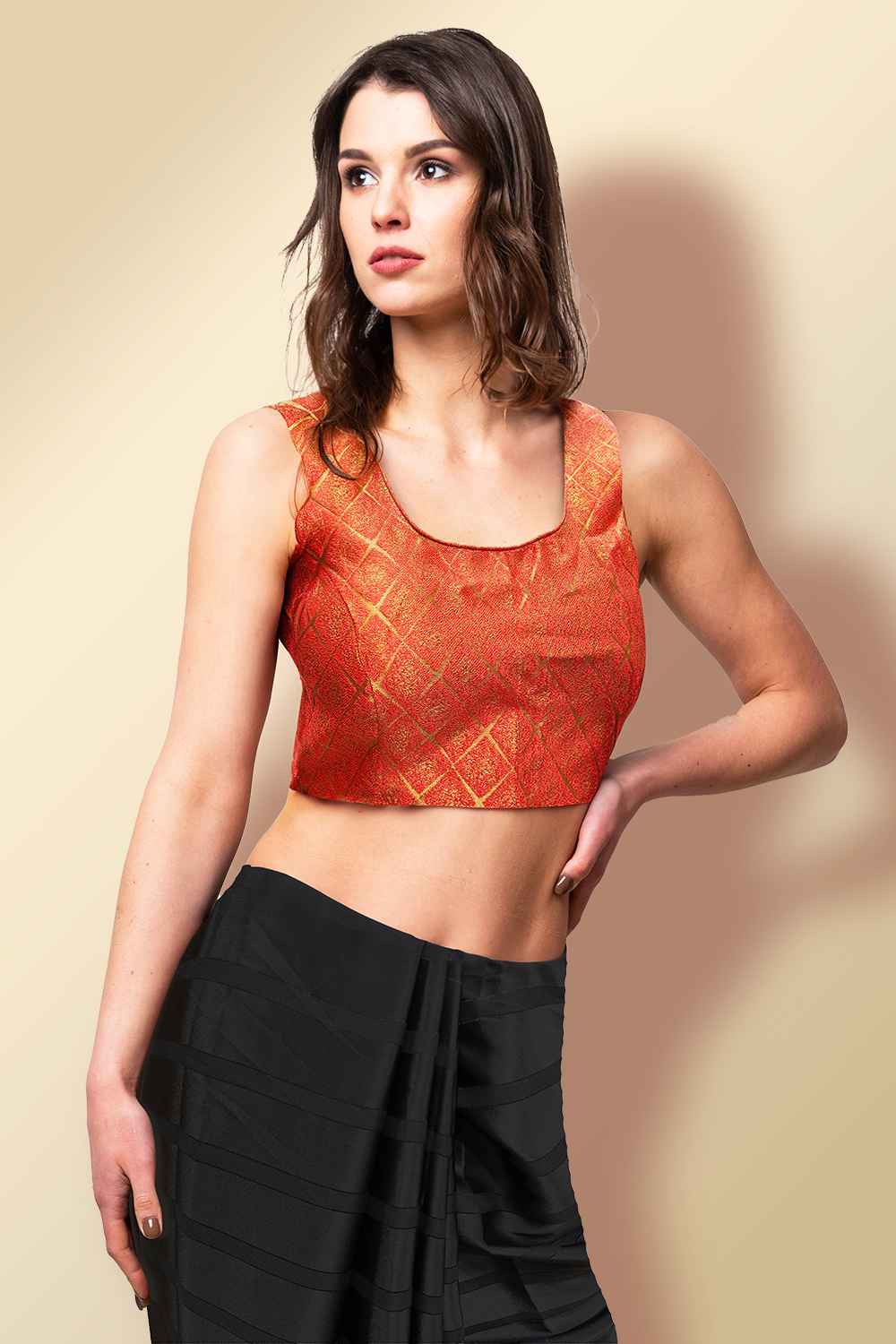 Readymade Brocade Blouse