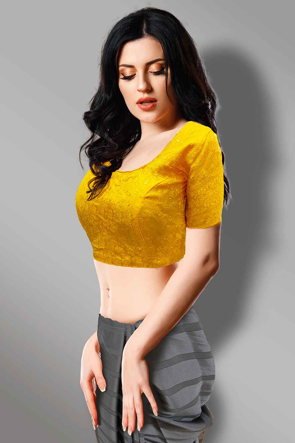 Yellow Colour Blouse