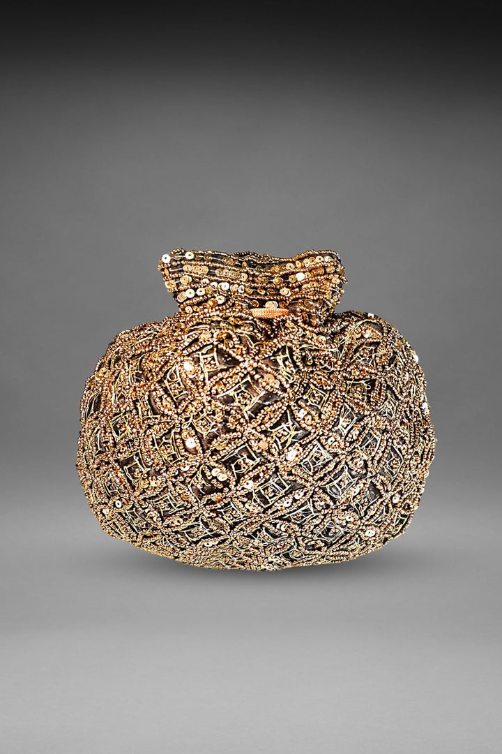 Black Party Wear Potli Bag