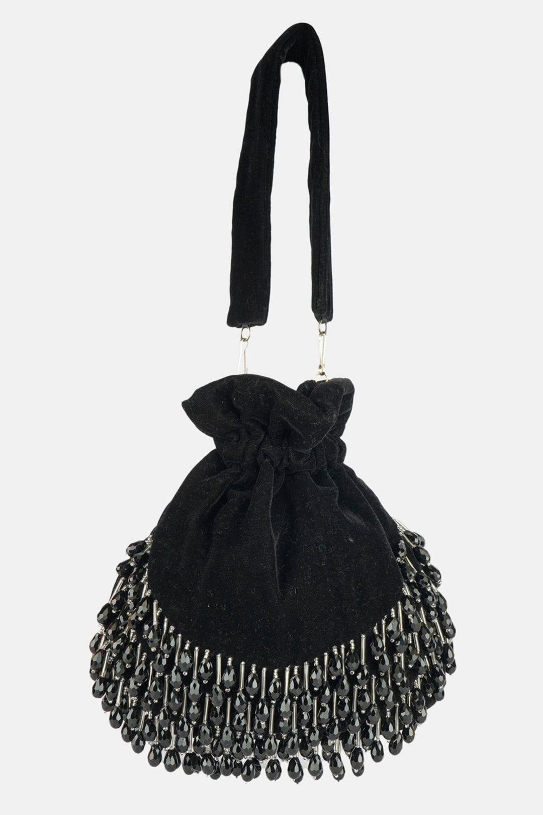 black potli bag