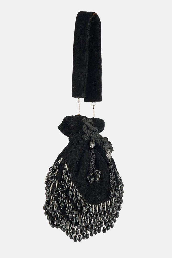 black potli bag