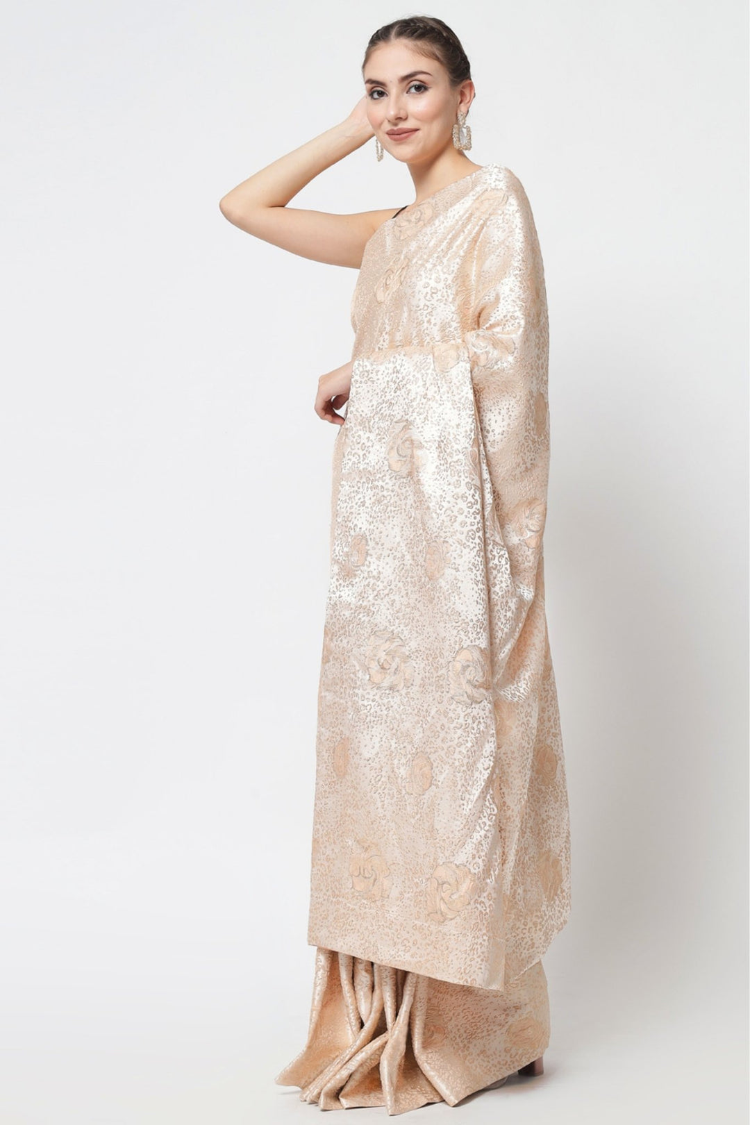 bollywood floral saree