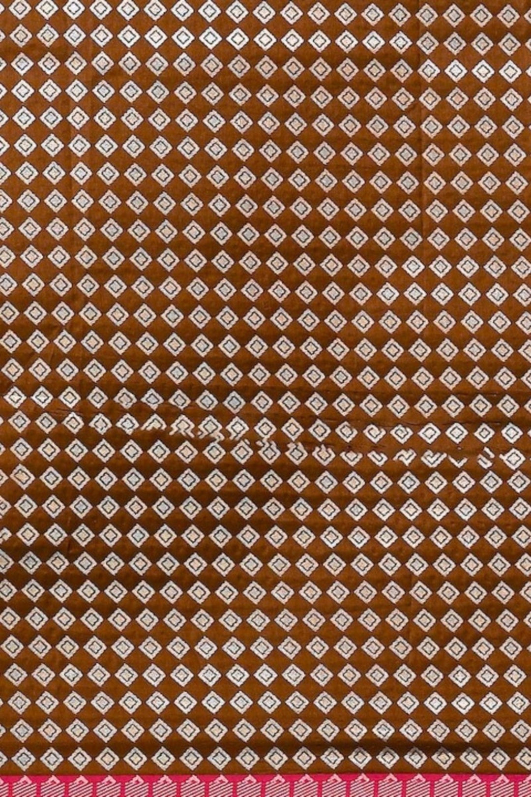 brown saree contrast blouse