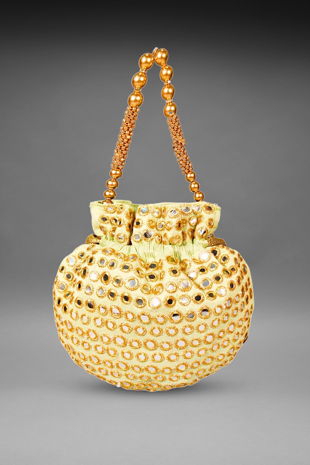 Pista Green Potli Bag