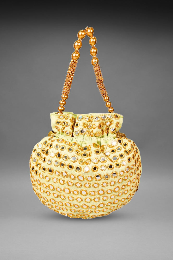 Pista Green Potli Bag