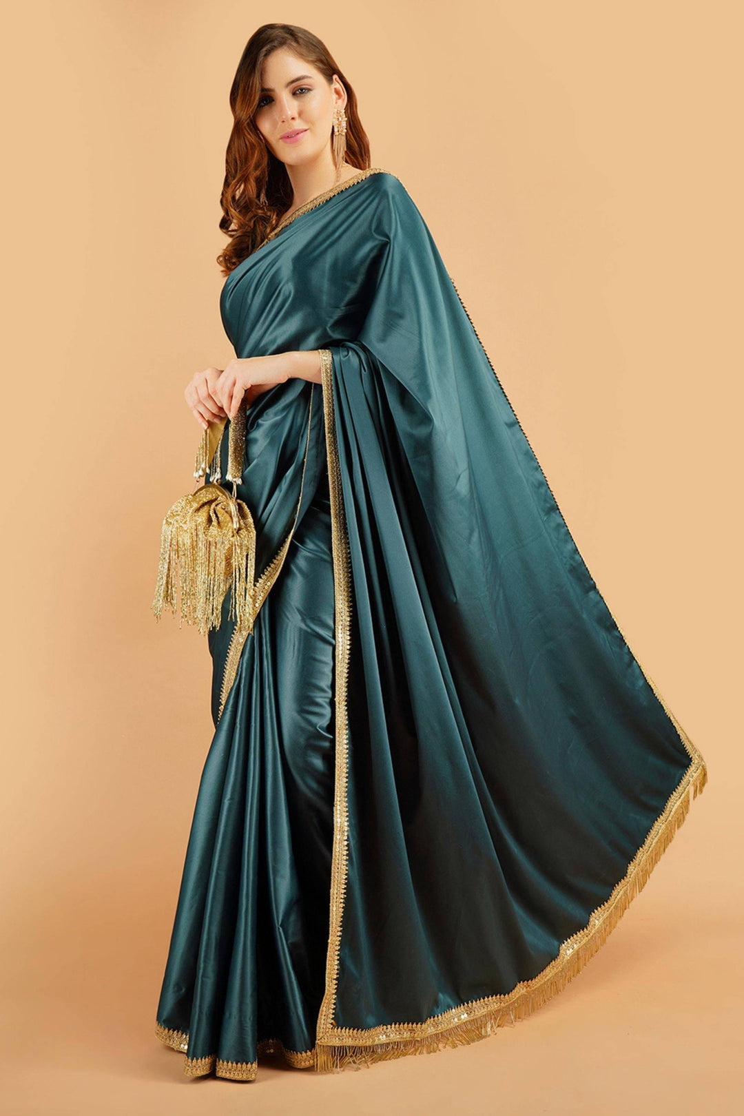 Sttylme - Twilight Premium Satin Saree